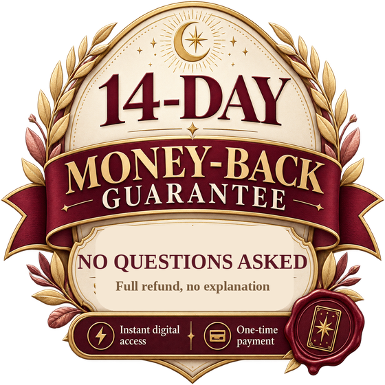 14-day money-back guarantee, no questions asked