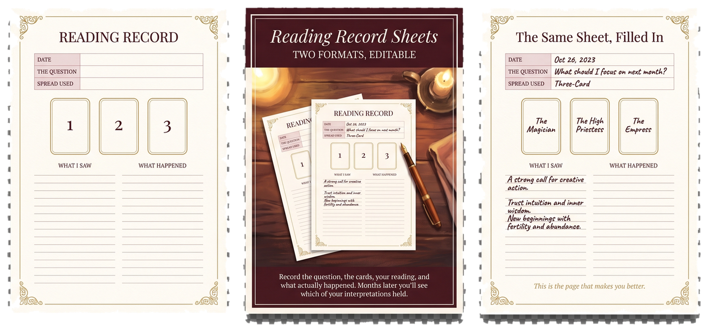 2 Reading Record Sheets