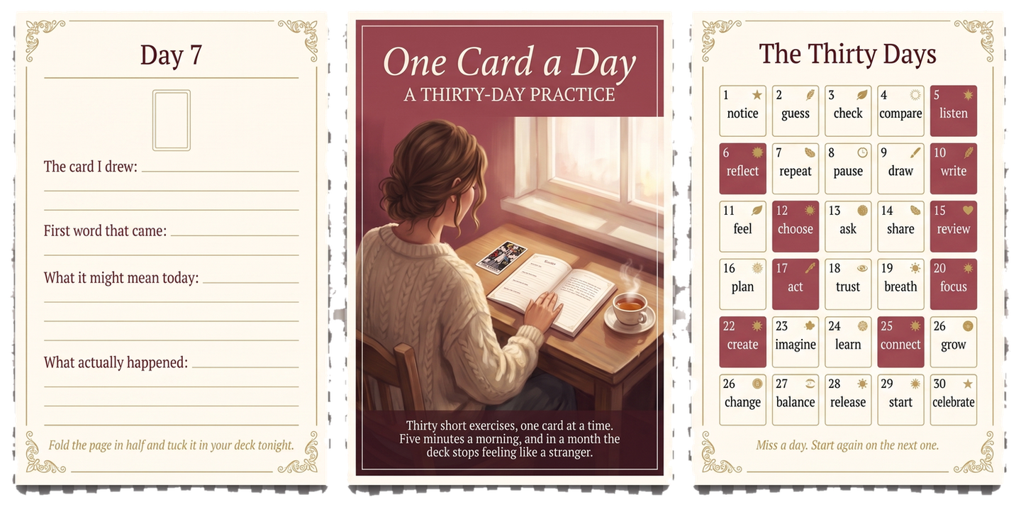 One Card a Day Practice Workbook