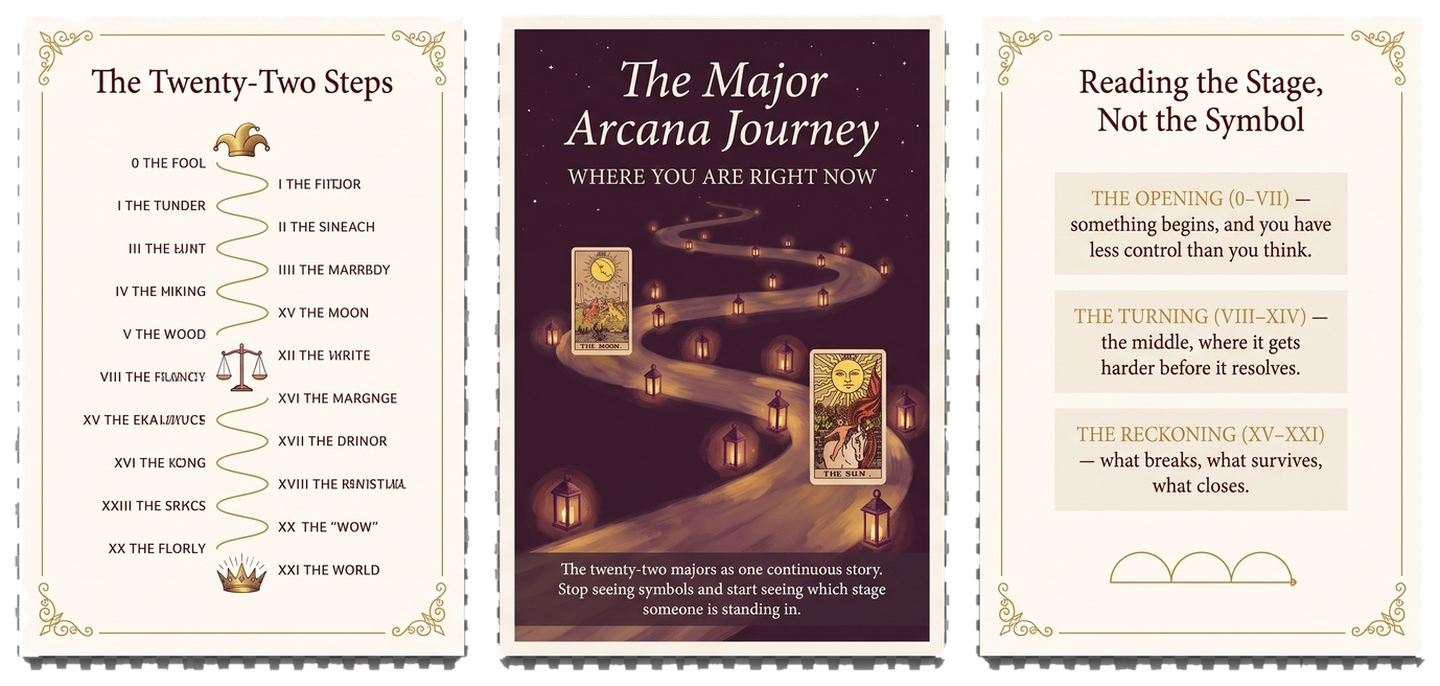 The Major Arcana Journey Chart